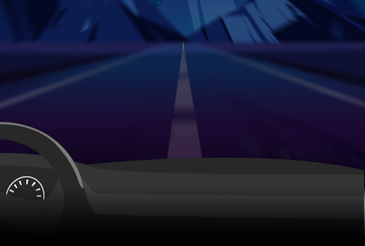 HUD mode on car dashboard