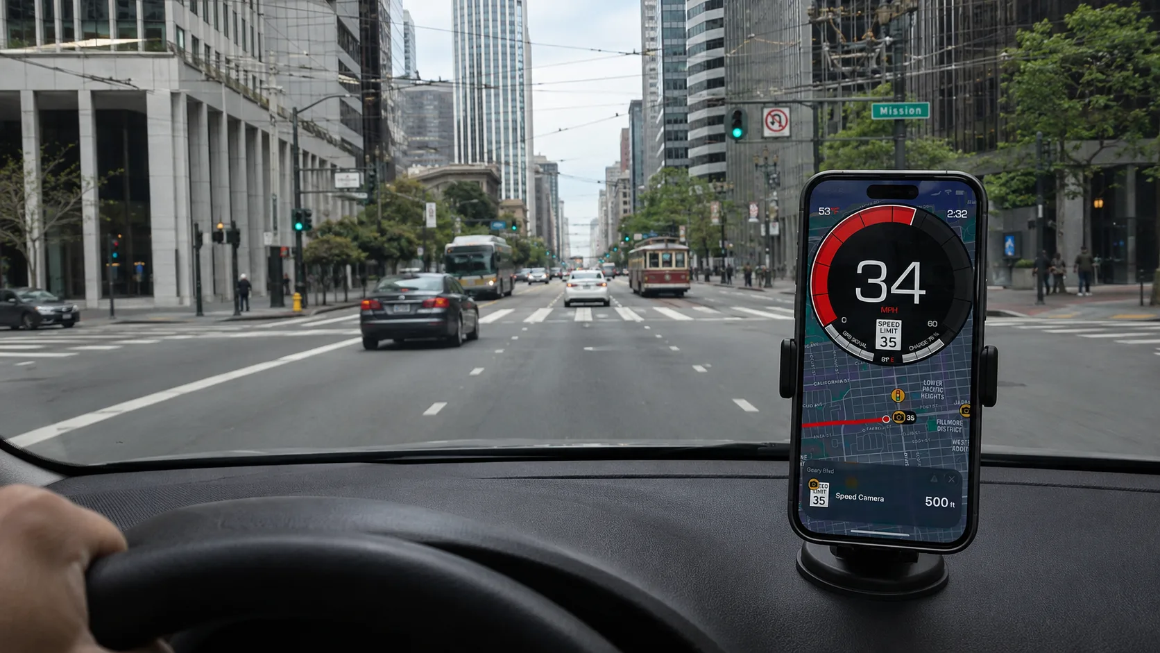 Speed Camera Alerts for iPhone (2026) | speedometer.app